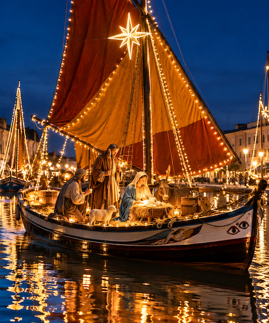 Presepe Galleggiante di Cesenatico Fermo e  Ravenna